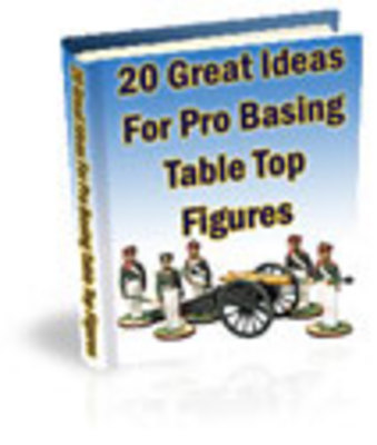 Product picture Twenty Great ideas for Pro-Basing your Table-top Gaming figu