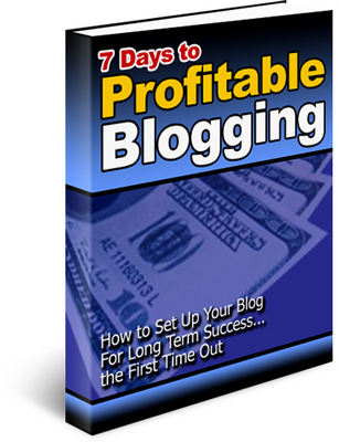 Product picture 7 Days To Profitable Blogging (Master Resale Rights included