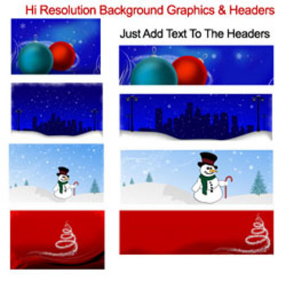 Product picture Christmas Header Package (MRR)