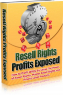 Product picture Resell Rights Profits Exposed (MRR)