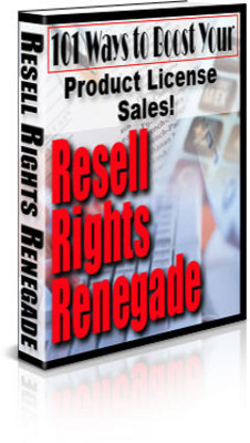 Product picture Resell Rights Renegade