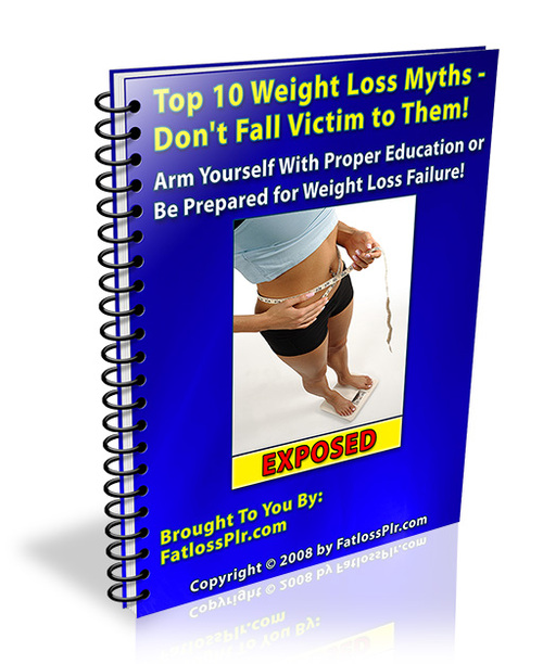 Product picture Top 10 Weight Loss Myths (MRR)